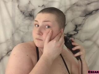 All Natural divinity movies Head Shave For First Time