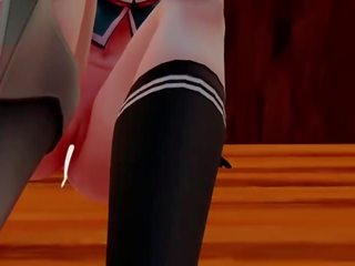 MMD X rated movie KanColle Choukai Classroom Sex - Elect