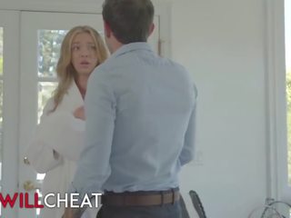 Shewillcheat - Small Tit Blonde Tiffany Watson Gets Bday penis