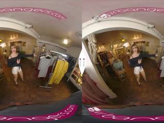 VRBangers tempting enchantress Kimmy Granger getting pounded at the clothes store VR
