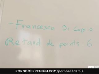 Porno Academie - Sultry School mademoiselle Francesca Di Caprio Hardcore Anal And Dp In Threesome