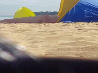 Tempting milf spied at beach (please comment)