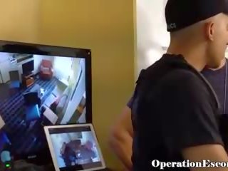 Handcuffed bitch Fucks Police to Avoid Jail: Free x rated clip 8d